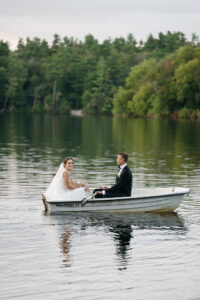 New Hampshire boat wedding photos