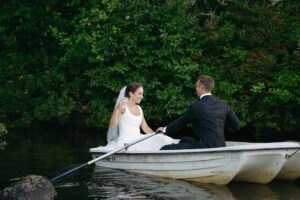 New Hampshire boat wedding photos