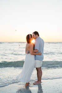 lido key beach FL engagement session