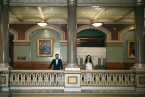 editorial city engagement session in downtown Providence Rhode Island