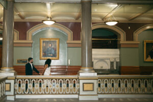editorial city engagement session in downtown Providence Rhode Island