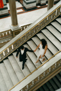 editorial city engagement session in downtown Providence Rhode Island