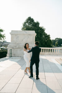 editorial city engagement session in downtown Providence Rhode Island