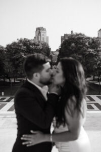 editorial city engagement session in downtown Providence Rhode Island