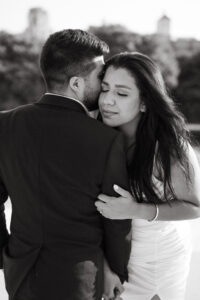 editorial city engagement session in downtown Providence Rhode Island