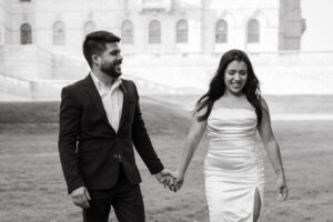 editorial city engagement session in downtown Providence Rhode Island